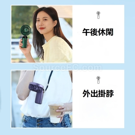 礼品订购智能数显便携风扇广告
