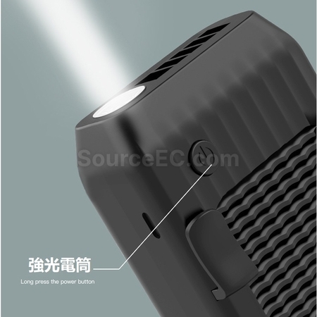 礼品订购无叶挂腰风扇广告