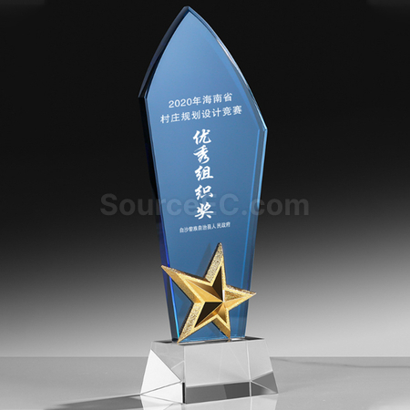 礼品订购水晶座广告