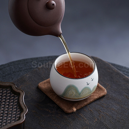 礼品订购陶瓷茶杯套装广告