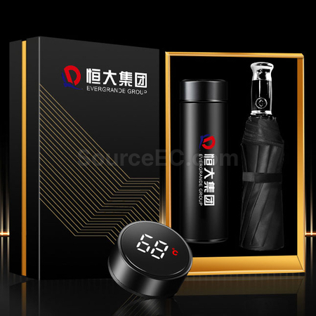 礼品订购雨伞保温杯套装广告