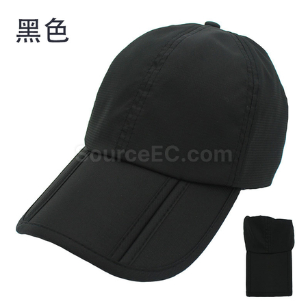 礼品订购折叠棒球帽广告