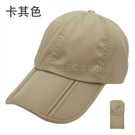 礼品订购折叠棒球帽广告