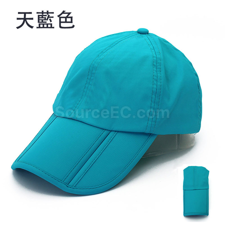 礼品订购折叠棒球帽广告