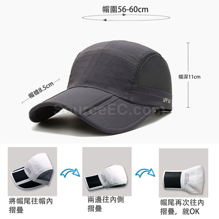 礼品订购折叠棒球帽广告