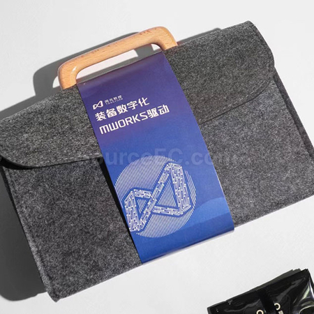 礼品订购木柄毛毡包广告