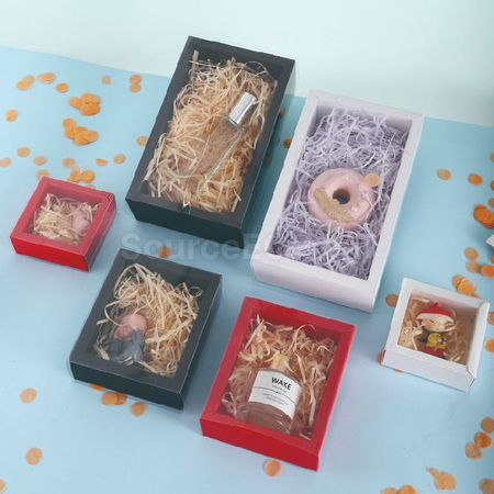 礼品订购抽屉式磨砂透明礼品盒广告