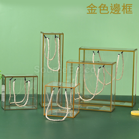 礼品订购透明手提礼品盒广告