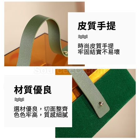 礼品订购轻奢透明亚克力手提礼盒广告