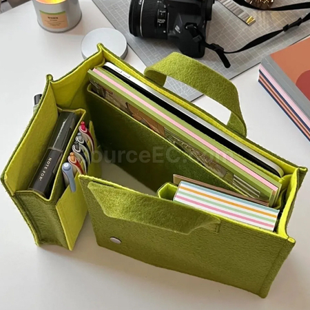 礼品订购毛毡折叠大容量收纳包广告