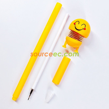 礼品订购笑脸弹簧笔广告