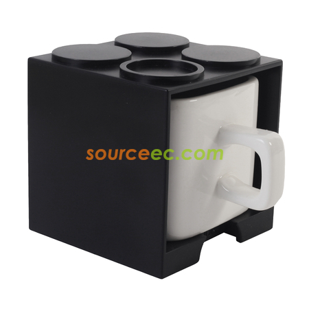 礼品订购250ML Gattola积木立方杯广告
