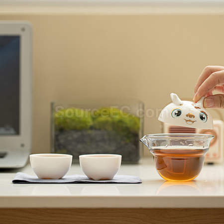 礼品订购瑞龙陶瓷茶具套装广告