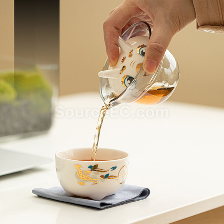 礼品订购瑞龙陶瓷茶具套装广告