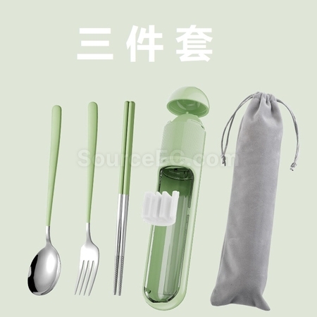 礼品订购316 不锈钢餐具套装广告
