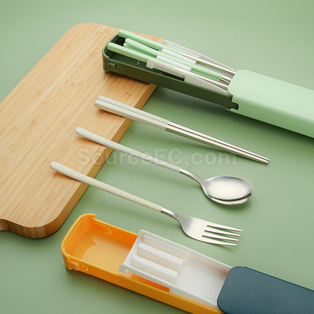 礼品订购不锈钢餐具套装广告