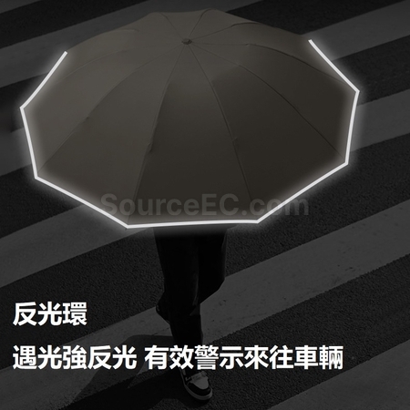礼品订购三折反向自动雨伞广告