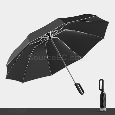 礼品订购三折反向自动雨伞广告