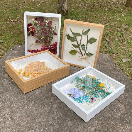 礼品订购立体中空木相框广告