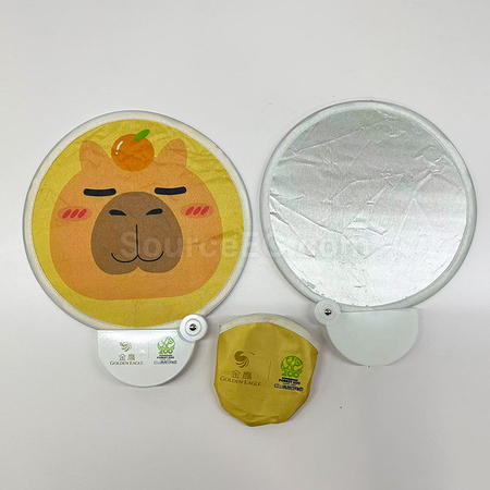 礼品订购反光板折叠广告扇广告