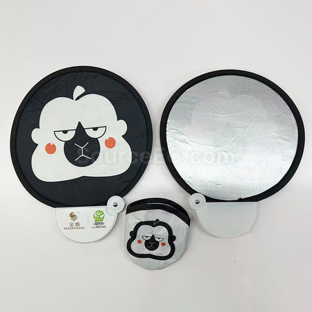 礼品订购反光板折叠广告扇广告