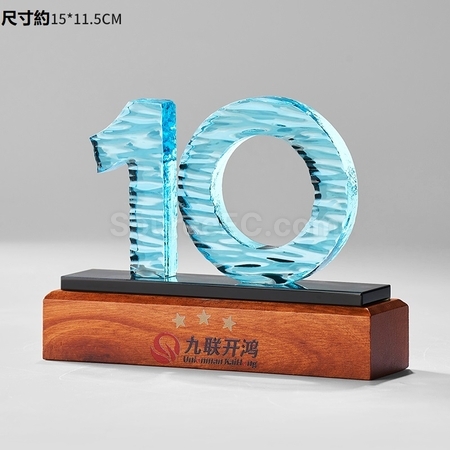 礼品订购水晶奖座广告