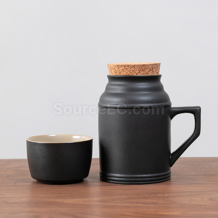 礼品订购大容量陶瓷保温杯广告