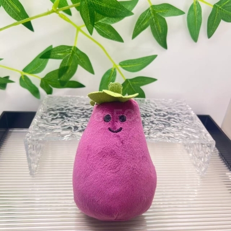 礼品订购葱姜蒜毛绒玩偶钥匙扣广告
