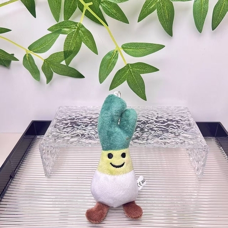 礼品订购葱姜蒜毛绒玩偶钥匙扣广告