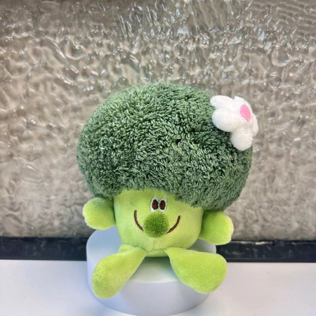 礼品订购葱姜蒜毛绒玩偶钥匙扣广告