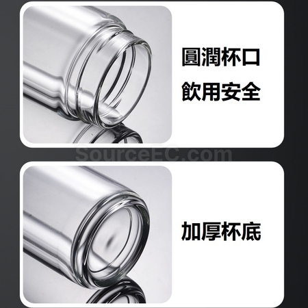 礼品订购双层加厚磁吸玻璃杯广告