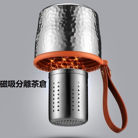 礼品订购双层加厚磁吸玻璃杯广告