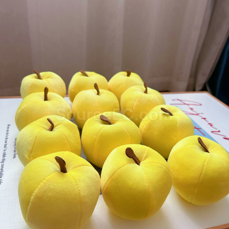 礼品订购苹果解压毛绒玩具广告