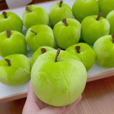 礼品订购苹果解压毛绒玩具广告
