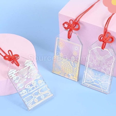 礼品订购祈福亚克力御守挂件广告