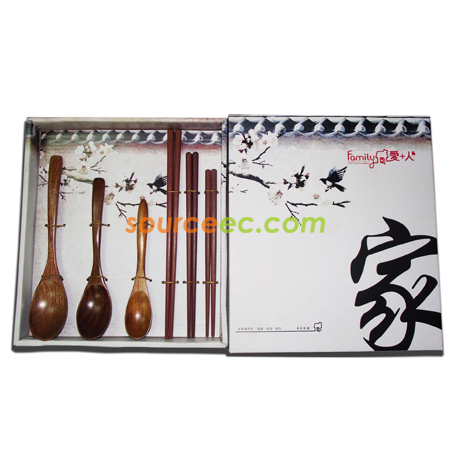 礼品订购环保组合餐具广告