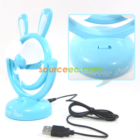 礼品订购Mini USB 兔仔风扇广告