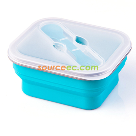 礼品订购折叠便当饭盒广告