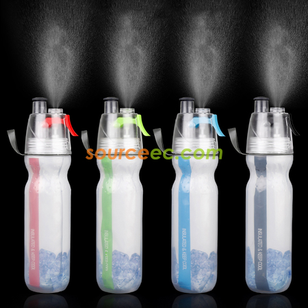 500ML喷水运动水樽