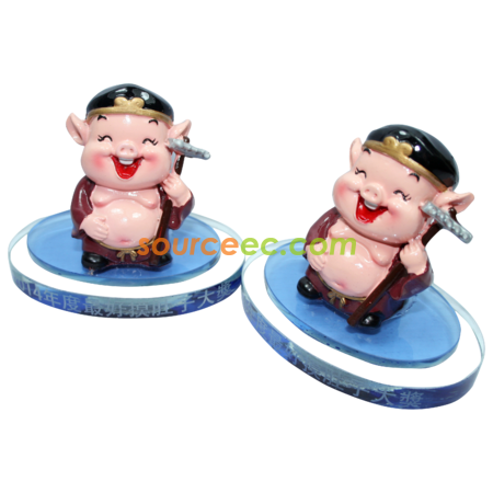 时尚Q版彩陶摆设