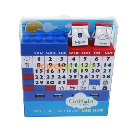 礼品订购Gattola HUB积木台历广告