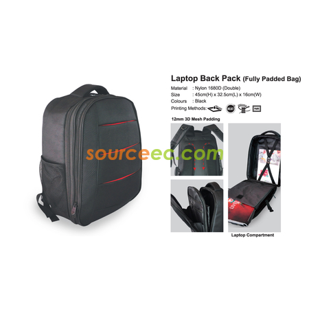 Laptop Back Pack(Fully Padded Bag)