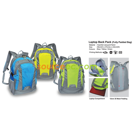 Laptop Back Pack(Fully Padded Bag)