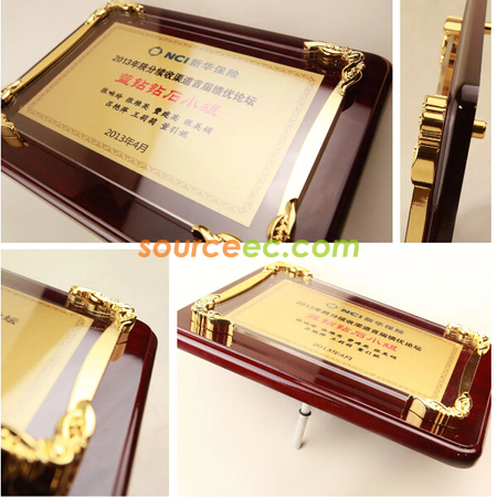礼品订购木制奖牌广告