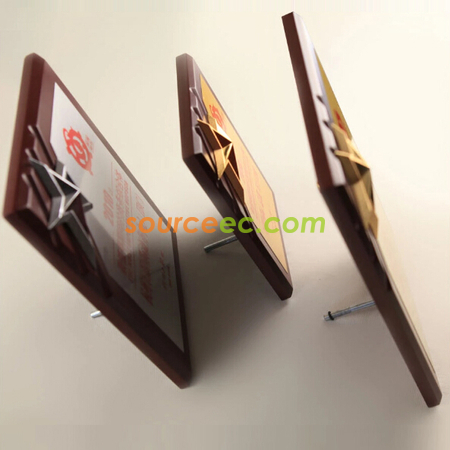 礼品订购木制奖牌广告