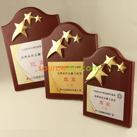 礼品订购木制奖牌广告