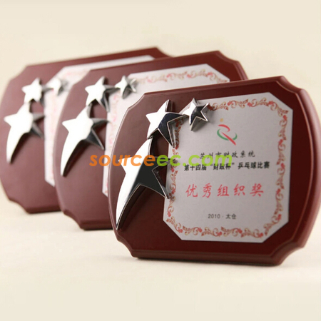 礼品订购木制奖牌广告