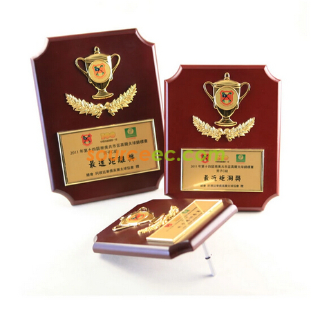 礼品订购木制奖牌广告