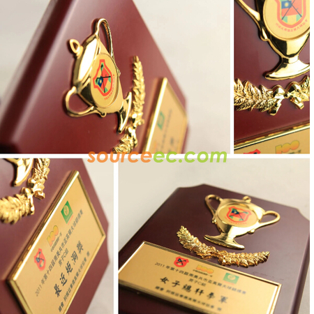 礼品订购木制奖牌广告