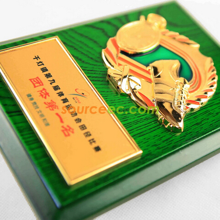 礼品订购木制奖牌广告